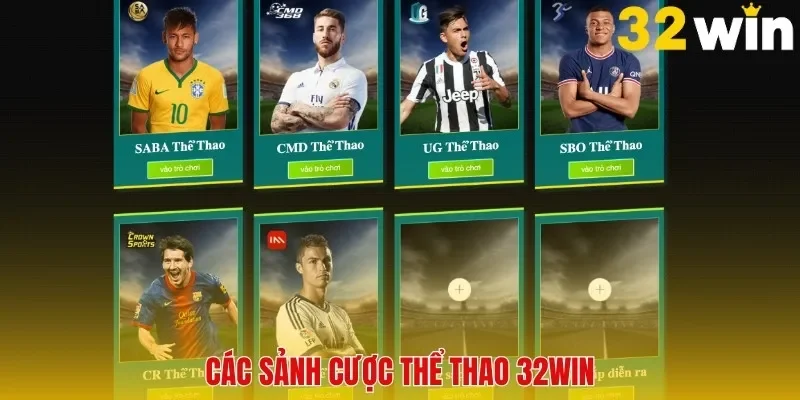 Điểm danh 3 sảnh cược thể thao nổi bật