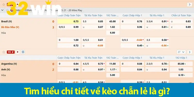 Bí quyết chơi kèo chẵn lẻ bóng đá chắc thắng cho anh em bet thủ